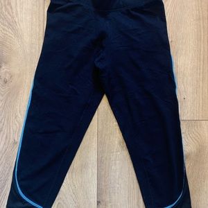 Hylete Size Small Black Crop Leggings